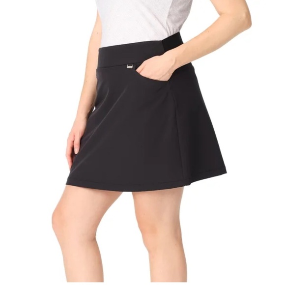 Pants - Greg Norman Tennis Skort Black with Pocket